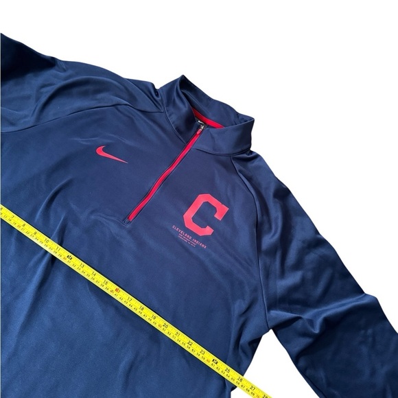 Nike Dri Fit Cleveland Gaurdians 1/4 Zip Sweater Men Size XXL - Picture 2 of 4